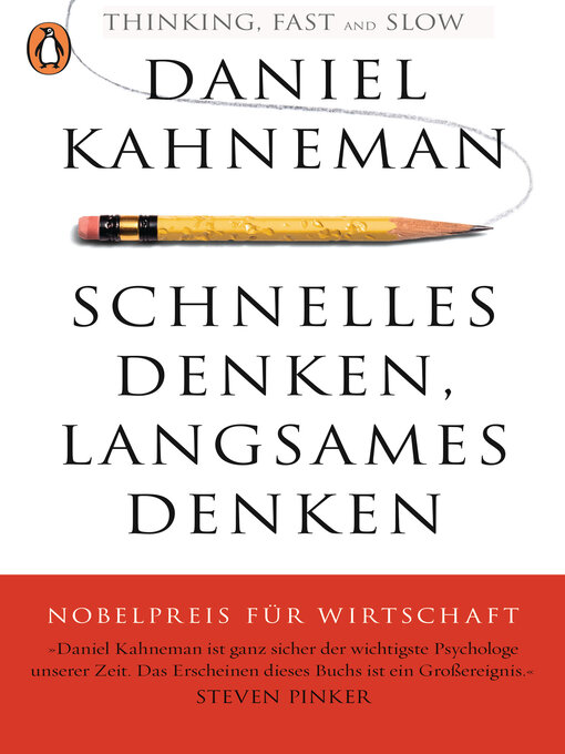 Title details for Schnelles Denken, langsames Denken by Daniel Kahneman - Available